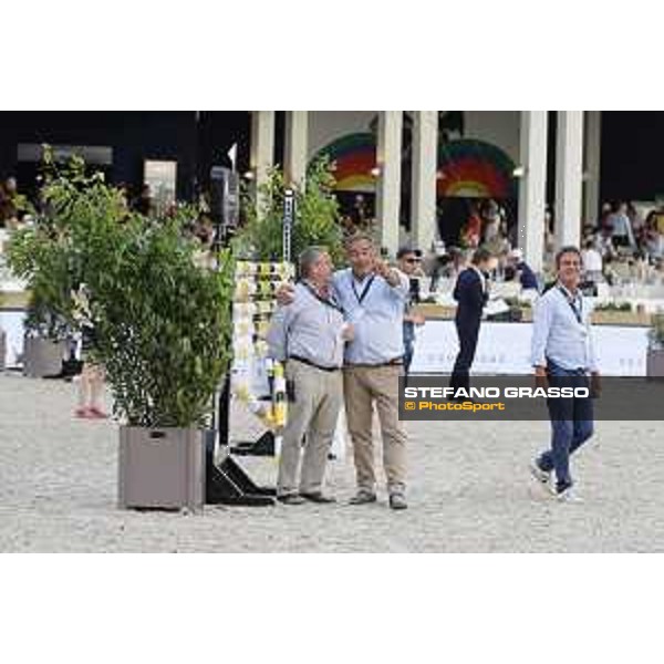 LGCT of Paris Eiffel - People - Marco Danese, Uliano Vezzani (Course Designer) - Paris Eiffel, Champ de Mars, 5 July 2018 - ph.Mario Grassia/LGCT