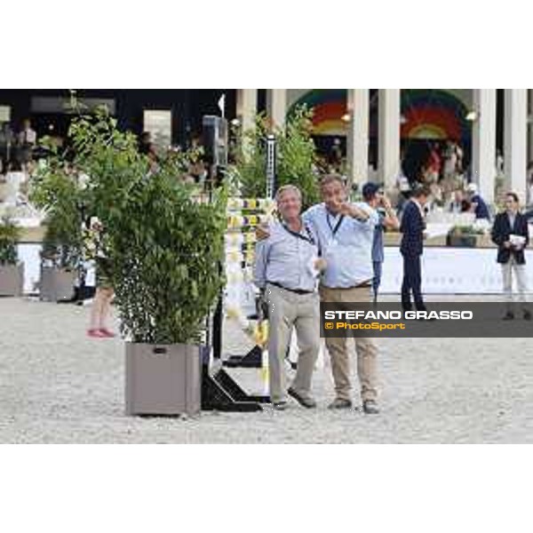 LGCT of Paris Eiffel - People - Marco Danese, Uliano Vezzani (Course Designer) - Paris Eiffel, Champ de Mars, 5 July 2018 - ph.Mario Grassia/LGCT