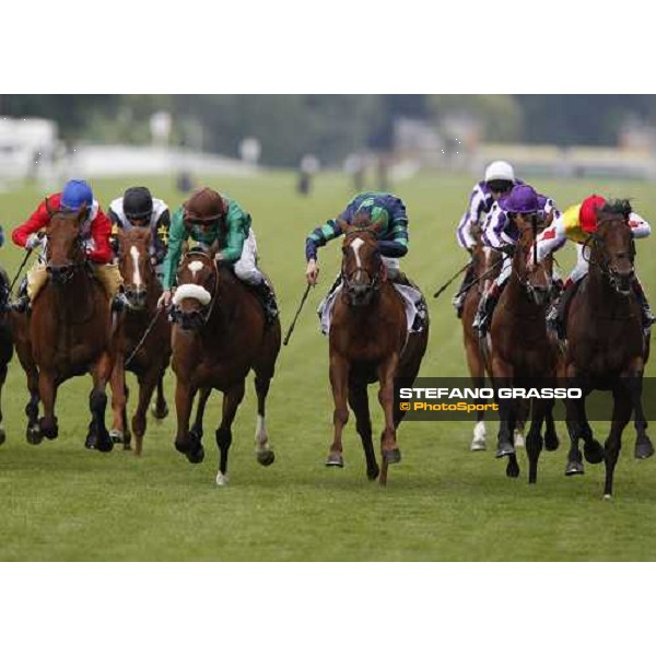 Royal Ascot -1st day - at right Johnny Murtagh on Haradasun wins the Queen Anne Stakes beating Christophe Soumillon on Darjina Ascot, 17th june 2008 ph. Stefano Grasso