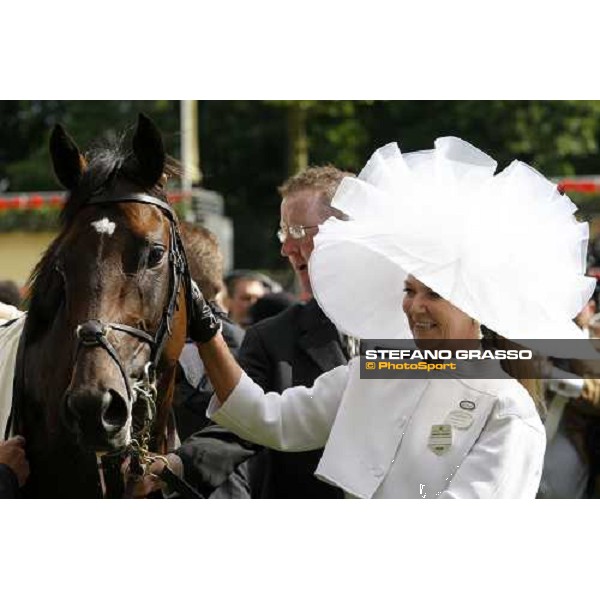 Royal Ascot -1st day - Sue Magnier with Henrythenavigator Ascot, 17th june 2008 ph. Stefano Grasso