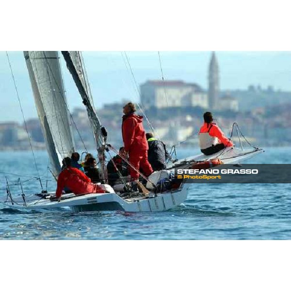 \'4Paolo leads during offshore race. Triest sept. 27 2003-ph.Stefano Grasso\' 