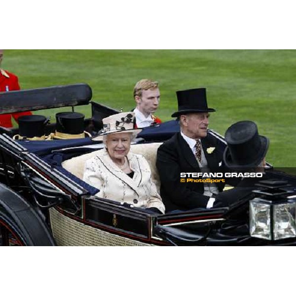 The Queen and Prince Philip Ascot, 1st day, 17th june 2008 ph. Stefano Grasso