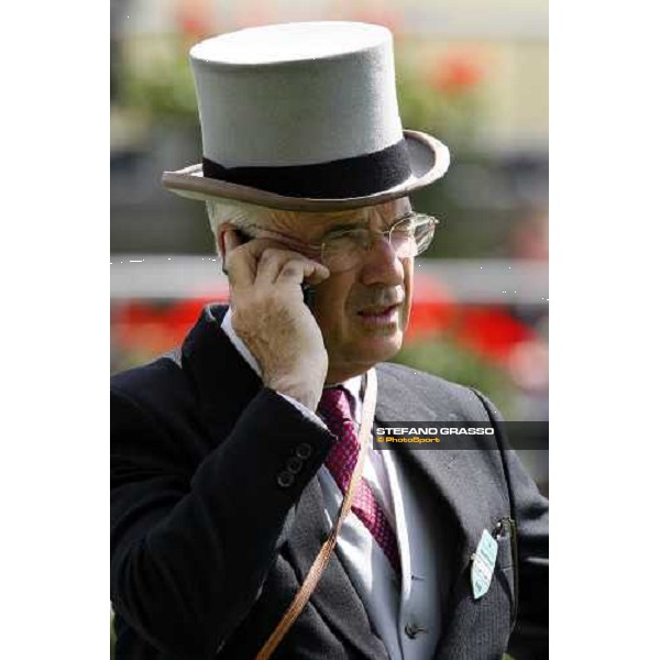 trainer Alain de Royer Dupr Ascot, 1st day, 17th june 2008 ph. Stefano Grasso