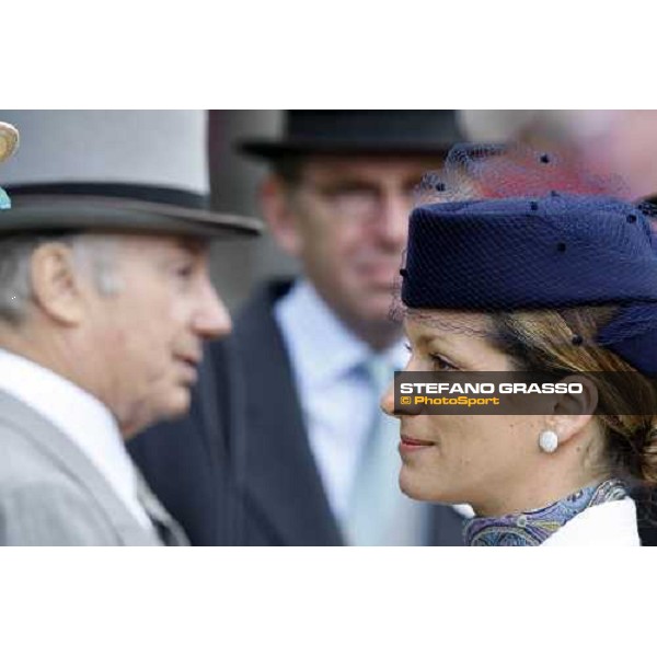 Princess Zhara Aga Khan and his father in the back ground Ascot, 1st day, 17th june 2008 ph. Stefano Grasso