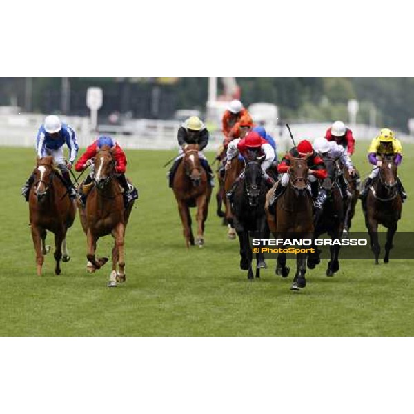 at a few meters to the post Christophe Patrice Lemaire on Sabana Perdida loeads and goes to win the Windsor Forest Stakes Ascot, 2nd day, 18th june 2008 ph. Stefano Grasso