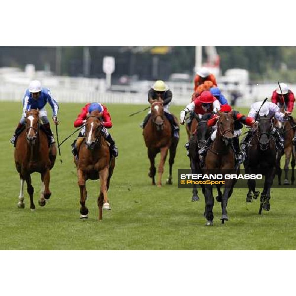 at a few meters to the post Christophe Patrice Lemaire on Sabana Perdida loeads and goes to win the Windsor Forest Stakes Ascot, 2nd day, 18th june 2008 ph. Stefano Grasso