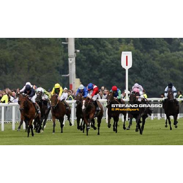 Johnny Murtagh on Duke of Marmelade leads the group and goes to win the Prince of Wales\'s Stakes Ascot, 2nd day, 18th june 2008 ph. Stefano Grasso