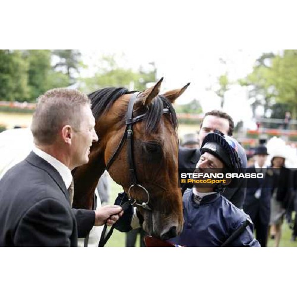 Johnny Murtagh with Duke of Marmalade winner of the Prince of Wales\'s Stakes Ascot, 2nd day, 18th june 2008 ph. Stefano Grasso