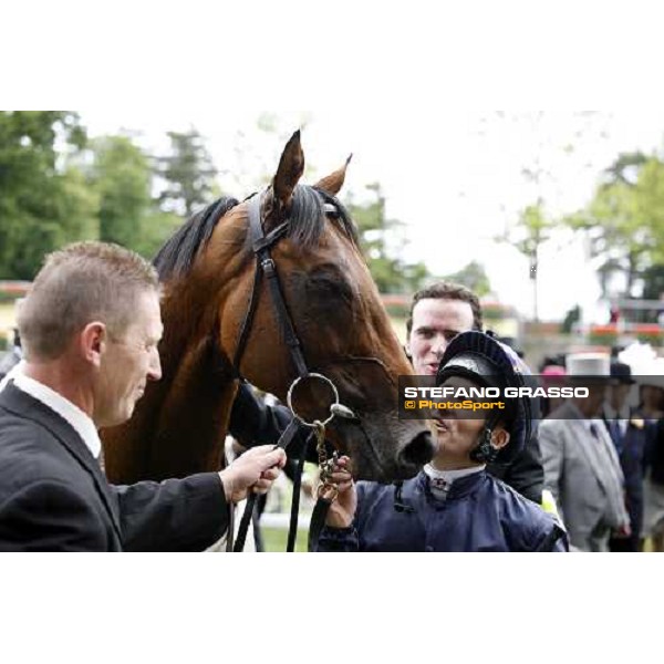 Johnny Murtagh with Duke of Marmalade winner of the Prince of Wales\'s Stakes Ascot, 2nd day, 18th june 2008 ph. Stefano Grasso