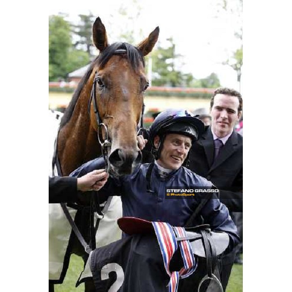 Johnny Murtagh with Duke of Marmalade winner of the Prince of Wales\'s Stakes Ascot, 2nd day, 18th june 2008 ph. Stefano Grasso