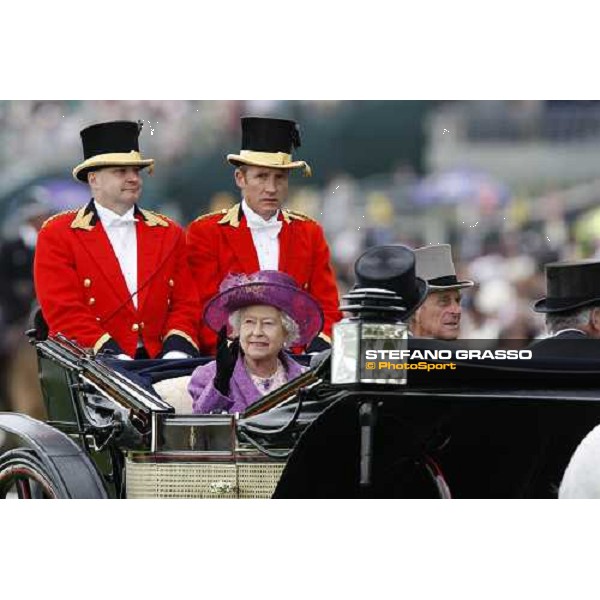 The Queen and the Duke of Edinburgh open the Royal Procession at Royal Ascot 2nd day Ascot, 18th june 2008 ph. Stefano Grasso