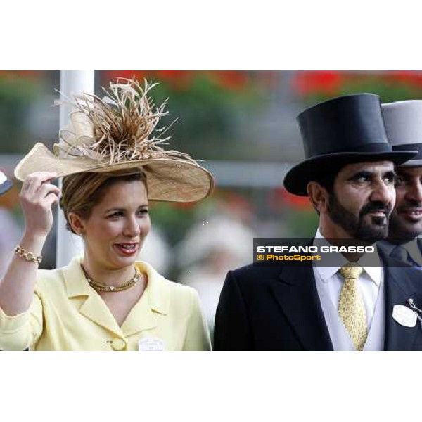 Princess Haya and Sheikh Maktoum at Royal Ascot 2nd day Ascot, 18th june 2008 ph. Stefano Grasso