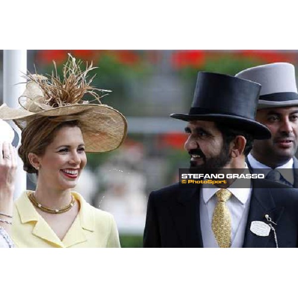Princess Haya and Sheikh Maktoum at Royal Ascot 2nd day Ascot, 18th june 2008 ph. Stefano Grasso