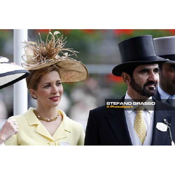 Princess Haya and Sheikh Maktoum at Royal Ascot 2nd day Ascot, 18th june 2008 ph. Stefano Grasso