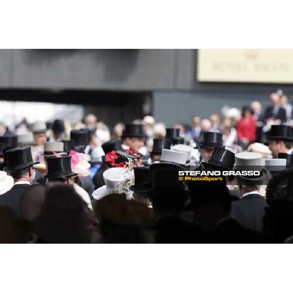 fashion hats in the Royal Enclosure at Royal Ascot 2nd day Ascot, 18th june 2008 ph. Stefano Grasso