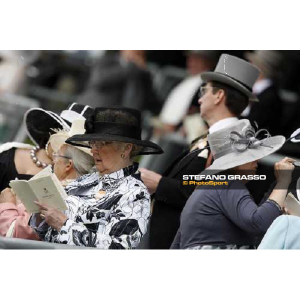 fashion hats in the Royal Enclosure at Royal Ascot 2nd day Ascot, 18th june 2008 ph. Stefano Grasso