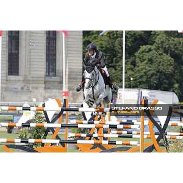 LGCT of Chantilly - Class 2 - Simon Delestre (FRA) on Filou Carlo Zimequest - Chantilly, , 13 July 2018 - ph.Stefano Grasso/LGCT