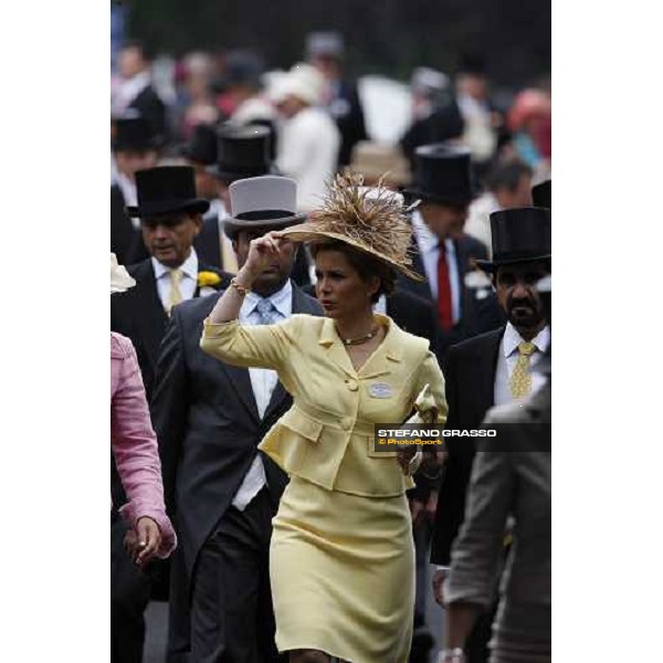 Princess Haya and Sheikh Mohamed arrive in the Royal Enclosure at Royal Ascot 2nd day Ascot, 18th june 2008 ph. Stefano Grasso