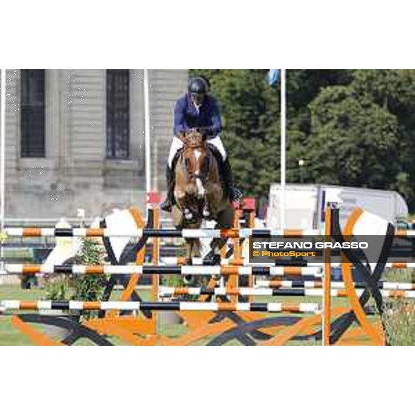 LGCT of Chantilly - Class 2 - Cedric Angot (FRA) on Saxo de la Cour - Chantilly, , 13 July 2018 - ph.Stefano Grasso/LGCT