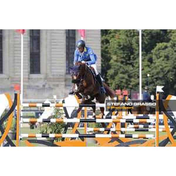LGCT of Chantilly - Class 2 - Christian Ahlmann (GER) on Take A Chance on me Z - Chantilly, , 13 July 2018 - ph.Stefano Grasso/LGCT