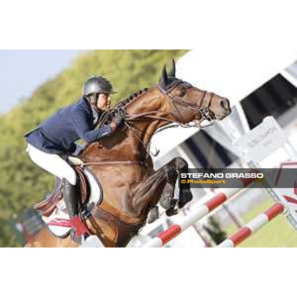 LGCT of Chantilly - Class 2 - Edward Lewy (FRA) on Sirius Black - Chantilly, , 13 July 2018 - ph.Stefano Grasso/LGCT