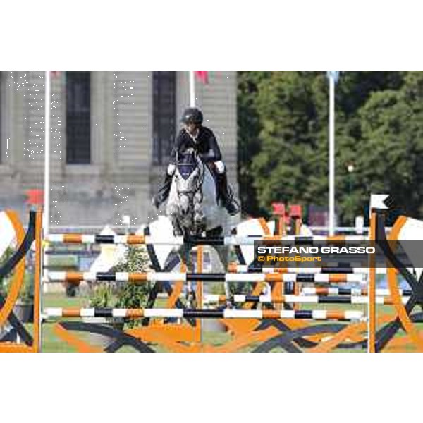 LGCT of Chantilly - Class 2 - Megane Moissonier (FRA) on Umours Batilly - Chantilly, , 13 July 2018 - ph.Stefano Grasso/LGCT