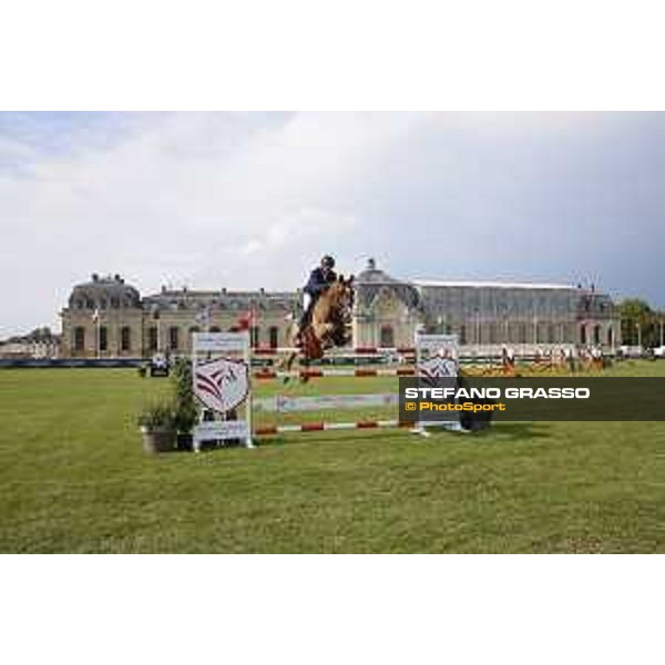 LGCT of Chantilly - Class 2 - Cedric Angot (FRA) on Saxo de la Cour - Chantilly, , 13 July 2018 - ph.Stefano Grasso/LGCT