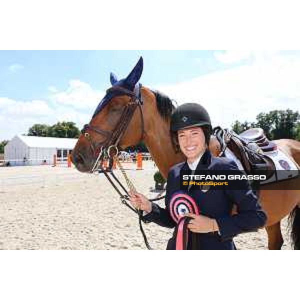 LGCT of Chantilly - Class 5 - Prize giving ceremony - Jessica Springsteen (USA) on RMF Tinkerbell - Chantilly, , 15 July 2018 - ph.Stefano Grasso/LGCT