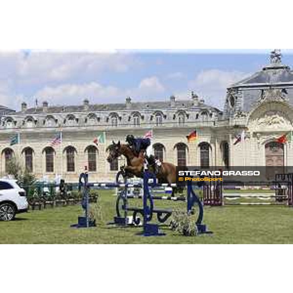 LGCT of Chantilly - Class 5 - Edward Lewy (FRA) on Rafale d\'Hyverniere - Chantilly, , 15 July 2018 - ph.Stefano Grasso/LGCT