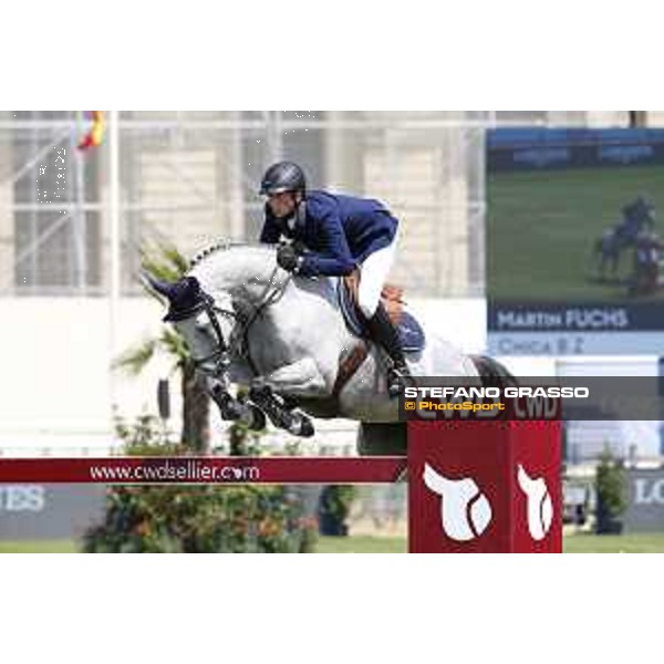 LGCT of Chantilly - Class 5 - Martin Fuchs (SUI) on Chica B Z - Chantilly, , 15 July 2018 - ph.Stefano Grasso/LGCT