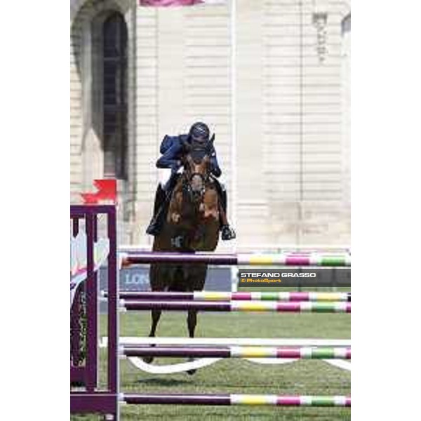 LGCT of Chantilly - Class 5 - Edward Lewy (FRA) on Rafale d\'Hyverniere - Chantilly, , 15 July 2018 - ph.Stefano Grasso/LGCT