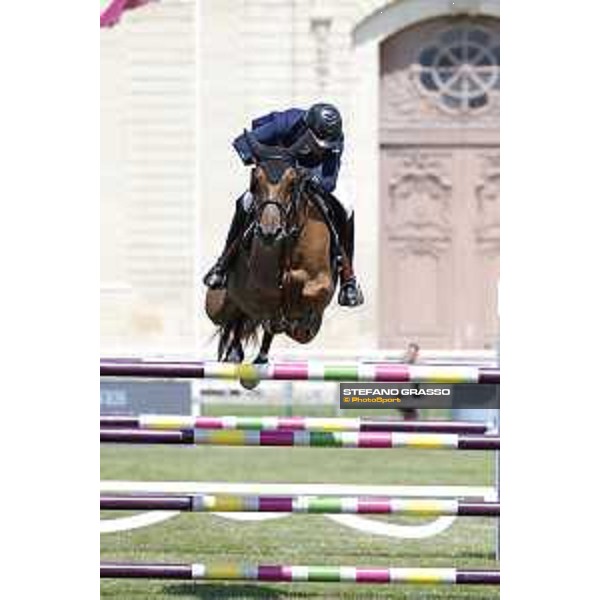 LGCT of Chantilly - Class 5 - Edward Lewy (FRA) on Rafale d\'Hyverniere - Chantilly, , 15 July 2018 - ph.Stefano Grasso/LGCT