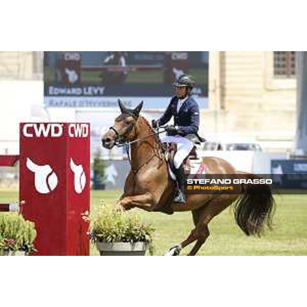 LGCT of Chantilly - Class 5 - Edward Lewy (FRA) on Rafale d\'Hyverniere - Chantilly, , 15 July 2018 - ph.Stefano Grasso/LGCT