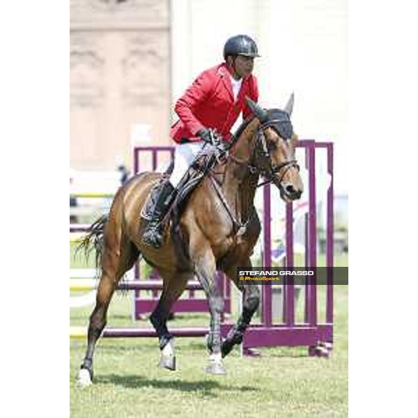 LGCT of Chantilly - Class 5 - Rene Lopez (COL) on Histoire D O - Chantilly, , 15 July 2018 - ph.Stefano Grasso/LGCT