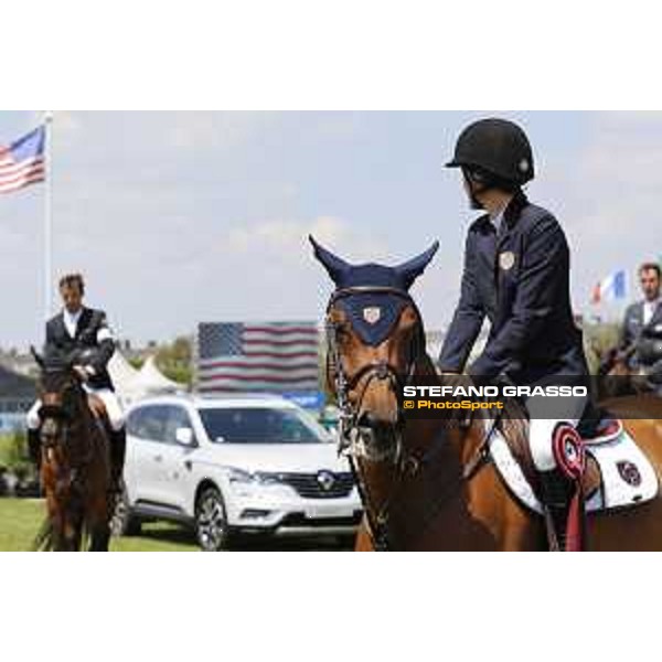 LGCT of Chantilly - Class 5 - Prize giving ceremony - Jessica Springsteen (USA) on RMF Tinkerbell - Chantilly, , 15 July 2018 - ph.Stefano Grasso/LGCT