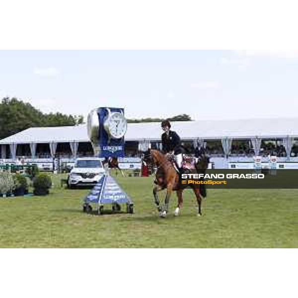 LGCT of Chantilly - Class 5 - Prize giving ceremony - Jessica Springsteen (USA) on RMF Tinkerbell - Chantilly, , 15 July 2018 - ph.Stefano Grasso/LGCT