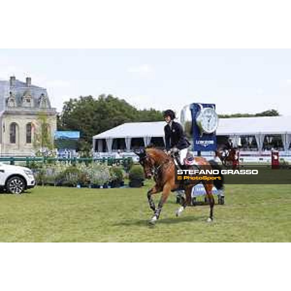 LGCT of Chantilly - Class 5 - Prize giving ceremony - Jessica Springsteen (USA) on RMF Tinkerbell - Chantilly, , 15 July 2018 - ph.Stefano Grasso/LGCT