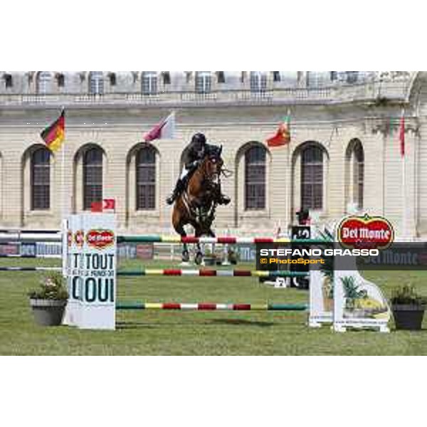 LGCT of Chantilly - Class 6 - Simon Delestre (FRA) on Sultan de Beaufour - Chantilly, , 15 July 2018 - ph.Stefano Grasso/LGCT