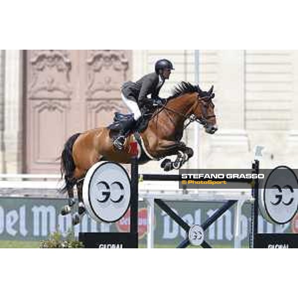 LGCT of Chantilly - Class 6 - Simon Delestre (FRA) on Sultan de Beaufour - Chantilly, , 15 July 2018 - ph.Stefano Grasso/LGCT