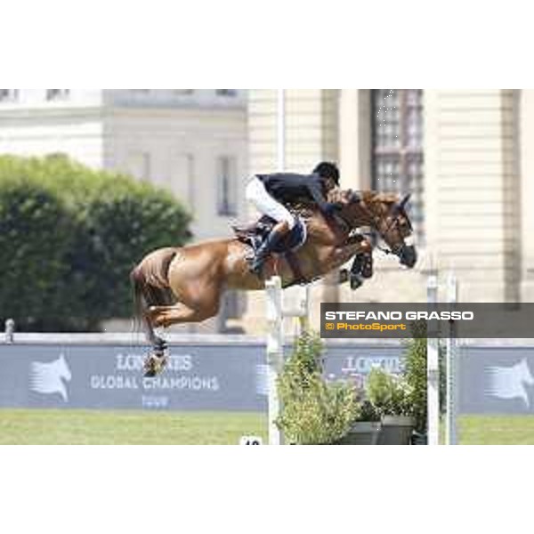 LGCT of Chantilly - Class 6 - Luiz Felipe de Azevedo Filho (BRA) on Hermes van de Vrombautshoeve - Chantilly, , 15 July 2018 - ph.Stefano Grasso/LGCT