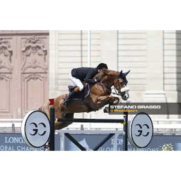 LGCT of Chantilly - Class 6 - Luiz Felipe de Azevedo Filho (BRA) on Hermes van de Vrombautshoeve - Chantilly, , 15 July 2018 - ph.Stefano Grasso/LGCT