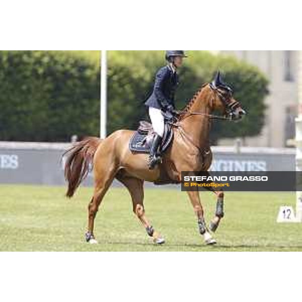 LGCT of Chantilly - Class 6 - Lauren Hough (USA) on Papa Roach - Chantilly, , 15 July 2018 - ph.Stefano Grasso/LGCT