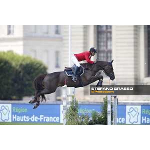 LGCT of Chantilly - Class 6 - Carlos Enrique Lopez Lizarazo (COL) on Ulhane de Conde - Chantilly, , 15 July 2018 - ph.Stefano Grasso/LGCT