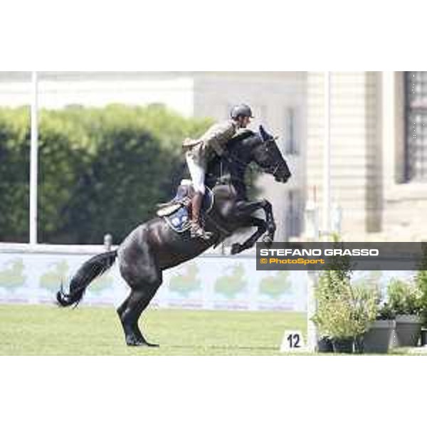 LGCT of Chantilly - Class 6 - Alberto Zorzi (ITA) on Viceversa de la Roque - Chantilly, , 15 July 2018 - ph.Stefano Grasso/LGCT