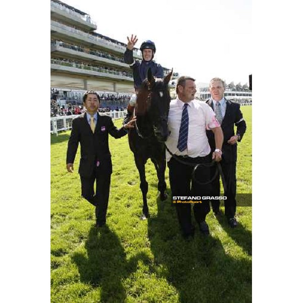 Johnny Murtagh on Yeats triumphs after winning the Gold Cup Ascot, 19th june 2008 ph. Stefano Grasso