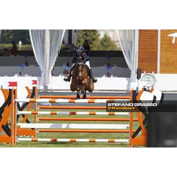 LGCT of Chantilly - Class 6 - Lauren Hough (USA) on Papa Roach - Chantilly, , 15 July 2018 - ph.Stefano Grasso/LGCT