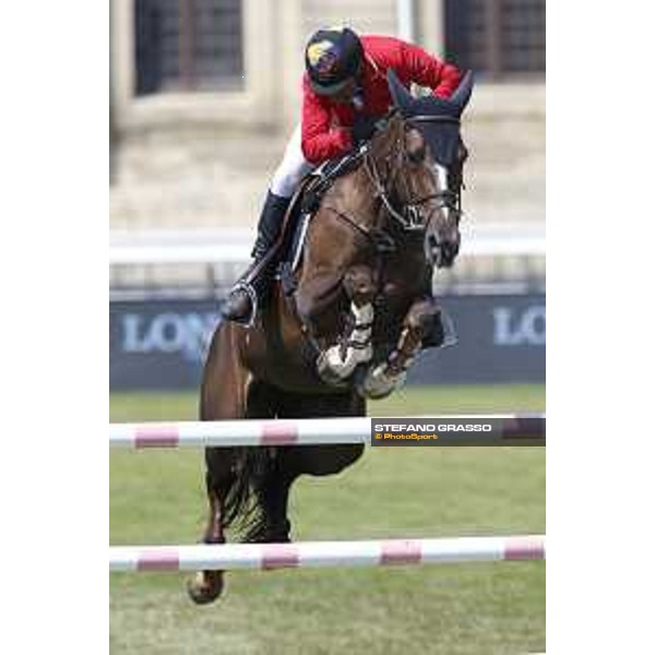 LGCT of Chantilly - Class 6 - Carlos Enrique Lopez Lizarazo (COL) on Ulhane de Conde - Chantilly, , 15 July 2018 - ph.Stefano Grasso/LGCT