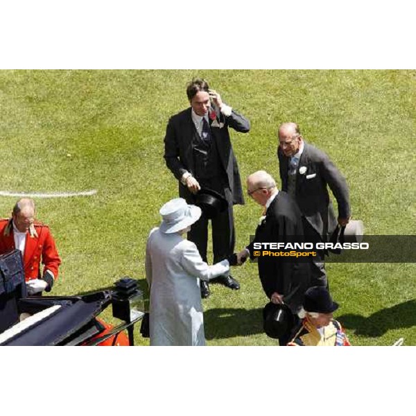 Royal Ascot - Ladies\' Day - The Queen arrives at Ascot Ascot, 19th june 2008 ph. Stefano Grasso