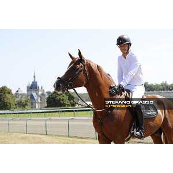 LGCT of Chantilly - Behind the scenes - Harrie Smolders (NED) and Emerald - Chantilly, , 15 July 2018 - ph.Stefano Grasso/LGCT