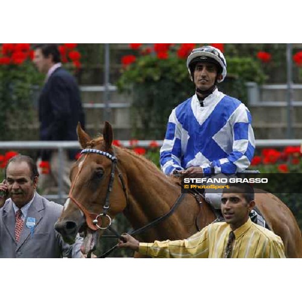 Royal Ascot - 4th day - Ahmed Ajtebi comes back in triiumph on Regal Parade after winning the Buckingham Palace Stakes Ascot, 20th june 2008 ph. Stefano Grasso